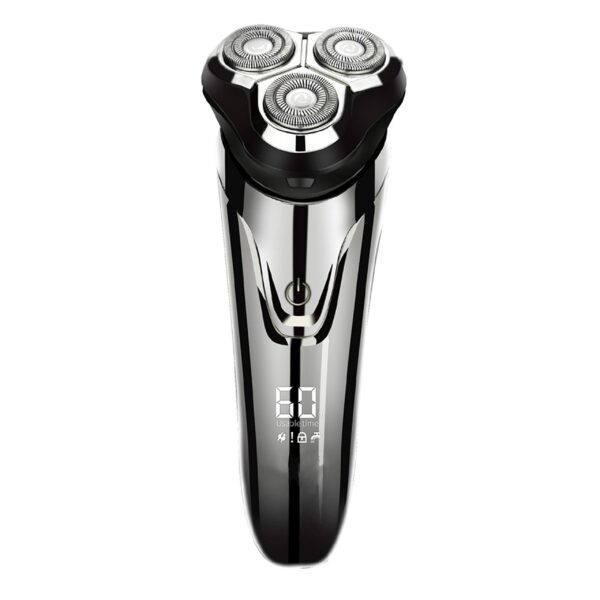 3D Rechargeable Electric Shaver IPX7 Waterproof Wet and Dry Men's Rotary Shaver with Pop-up Trimmer - Image 8