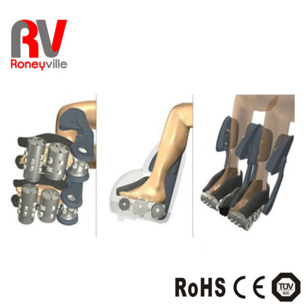 4D Shiatsu Kneading Foot, Calf and Leg Massager Rolling Reflexology - Image 7