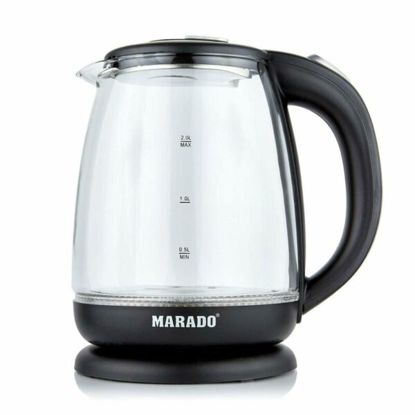 LED Illuminated 2.0L Cordless Glass Kettle - Image 2